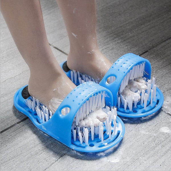 Plastic Feet Massager Bath Slippers